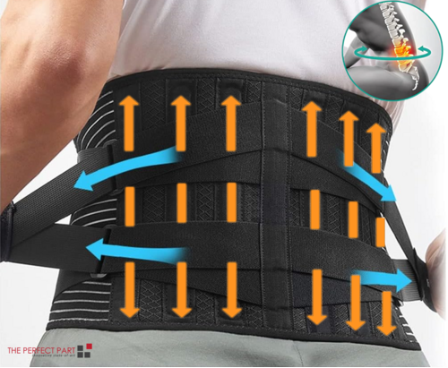 Adjustable Lower Back Brace Lumbar Support Waist Belt For Men Women