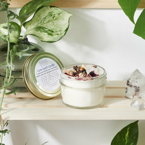 Love Spell / Intention Candle/ Ritual Candle / Love and Light / Rose